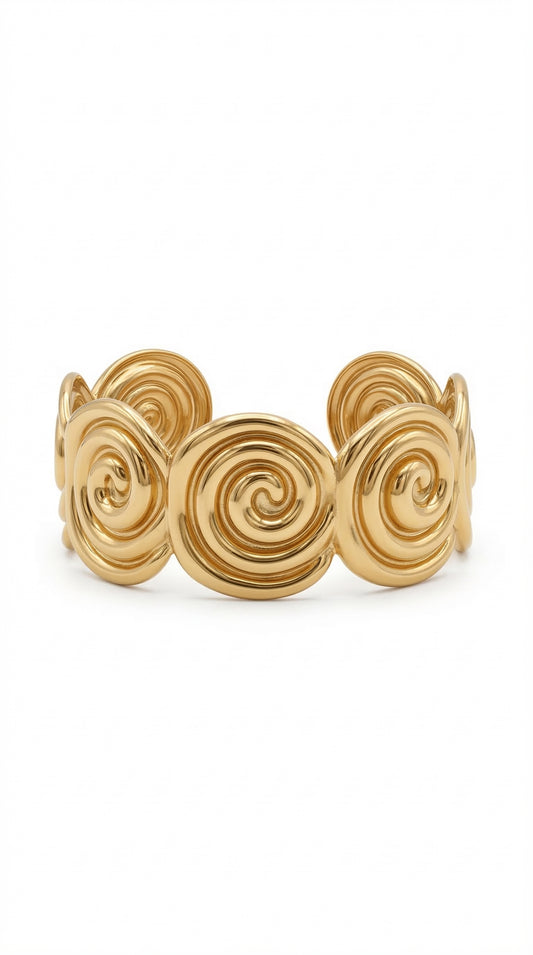 Radiant Spiral Cuff