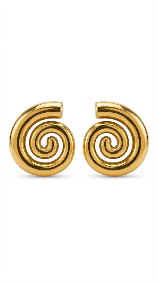 Radiant Spiral Earrings
