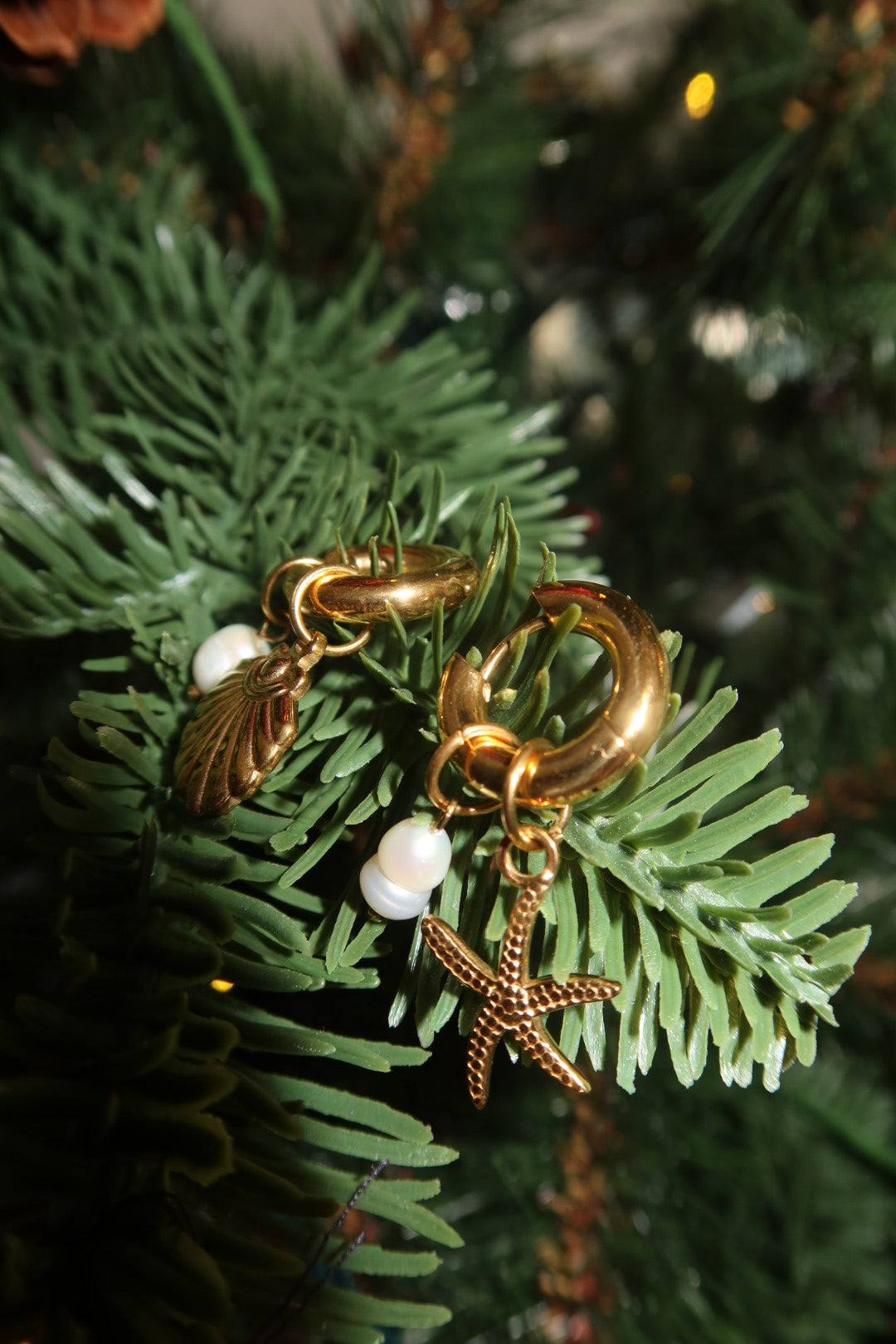 Ocean Charm Earrings