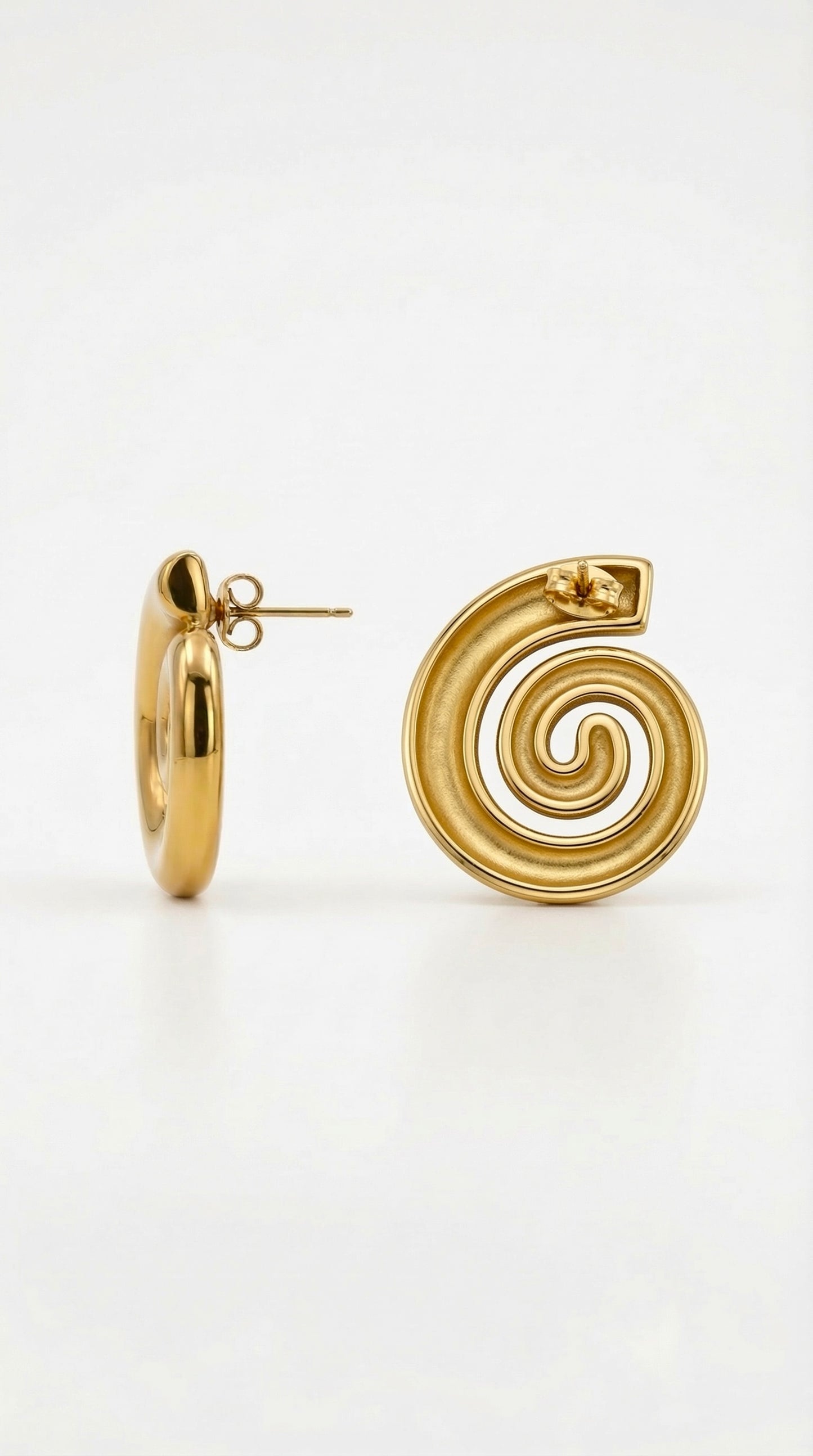 Radiant Spiral Earrings