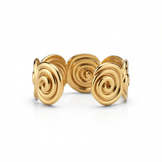 Radiant Spiral Cuff