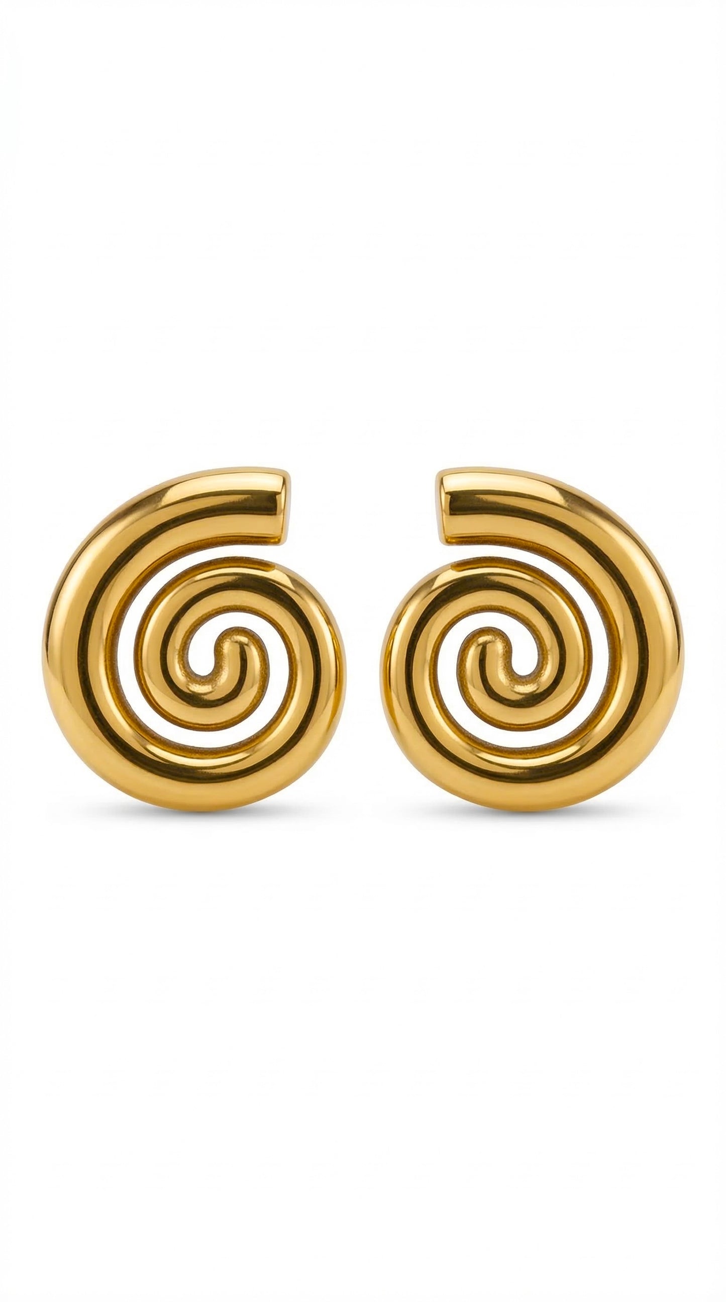 Radiant Spiral Earrings