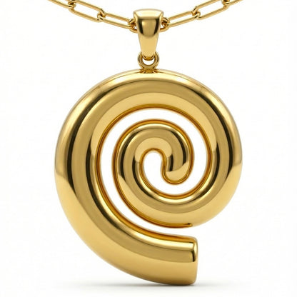 Radiant Spiral Necklace