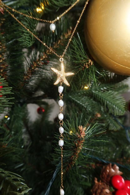 3 Sea’s Pearlestar Layered Necklace