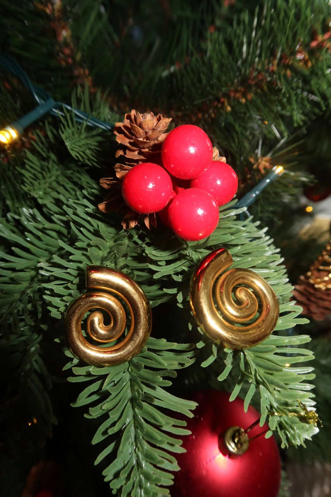 Radiant Spiral Earrings