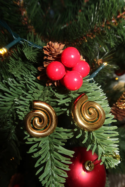 Radiant Spiral Earrings