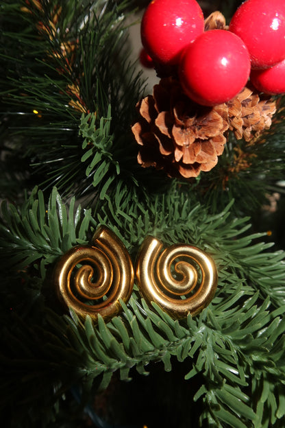 Radiant Spiral Earrings