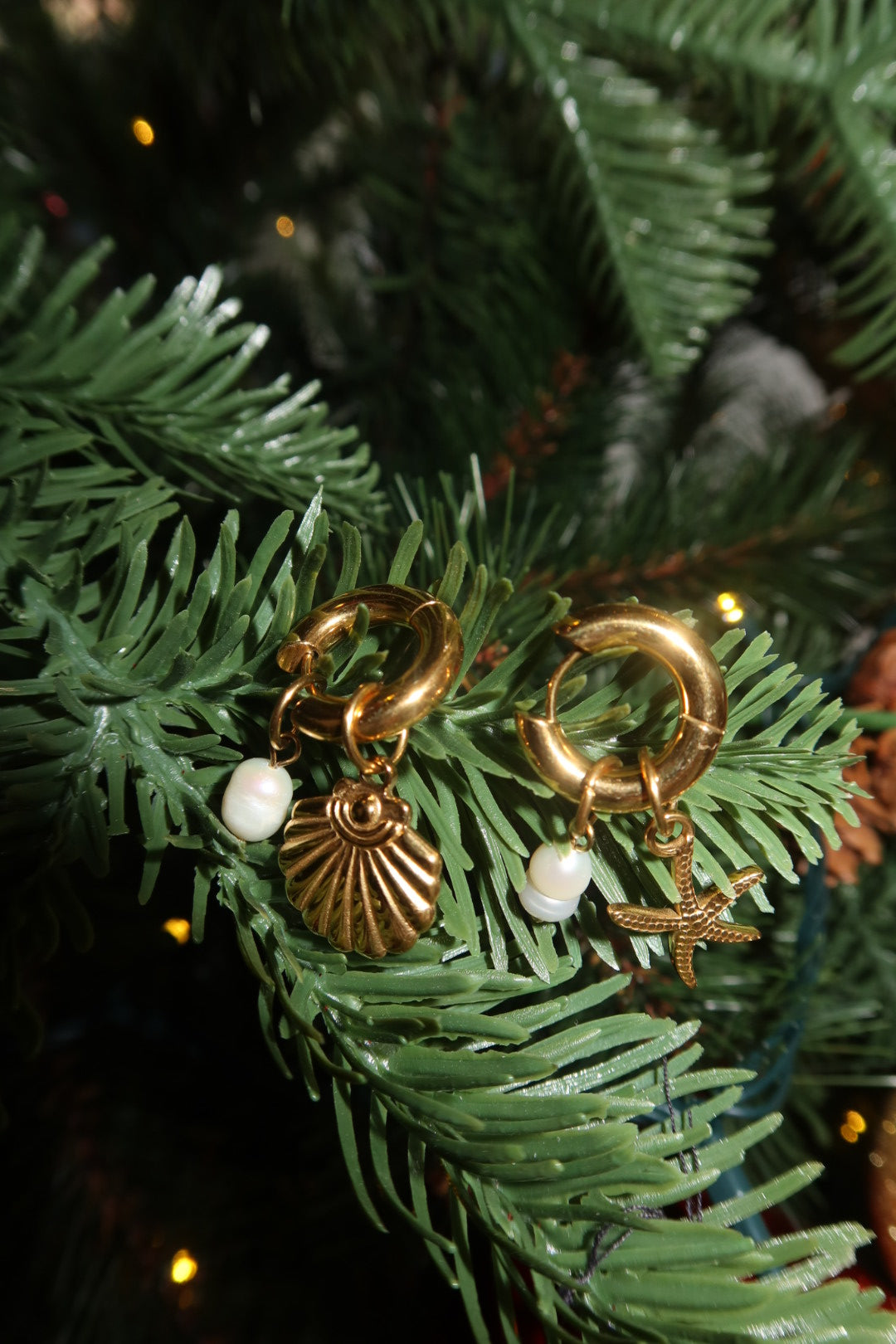 Ocean Charm Earrings