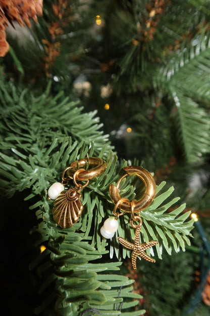 Ocean Charm Earrings