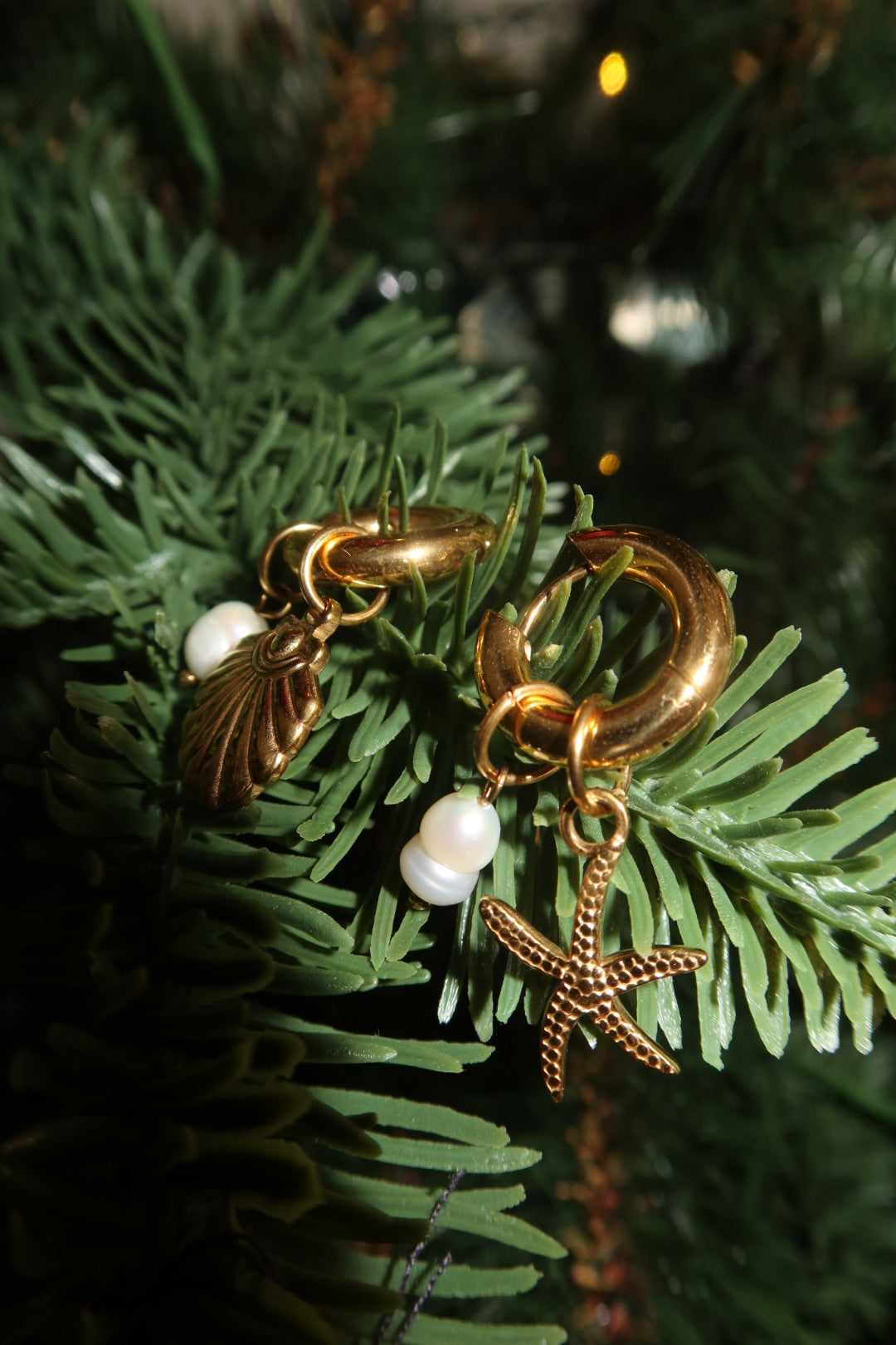 Ocean Charm Earrings