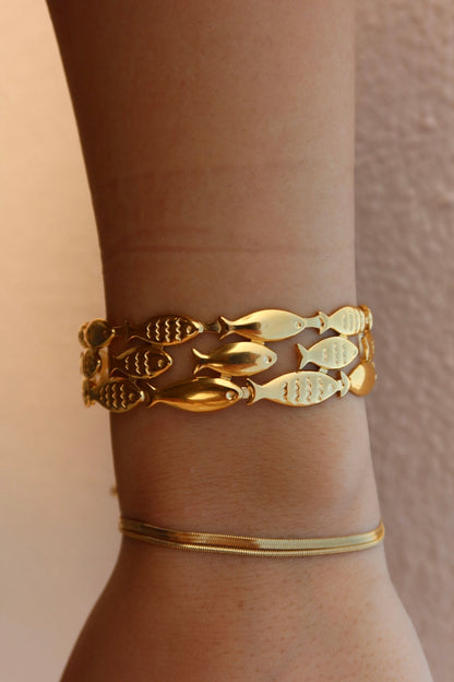 Just Keep Swimming Cuff