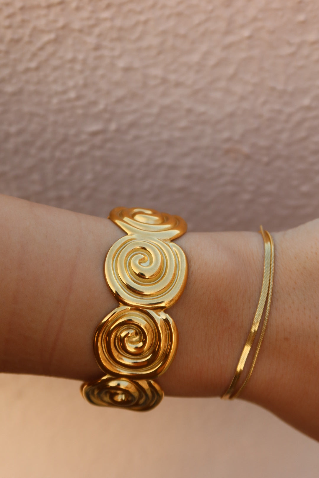 Radiant Spiral Cuff