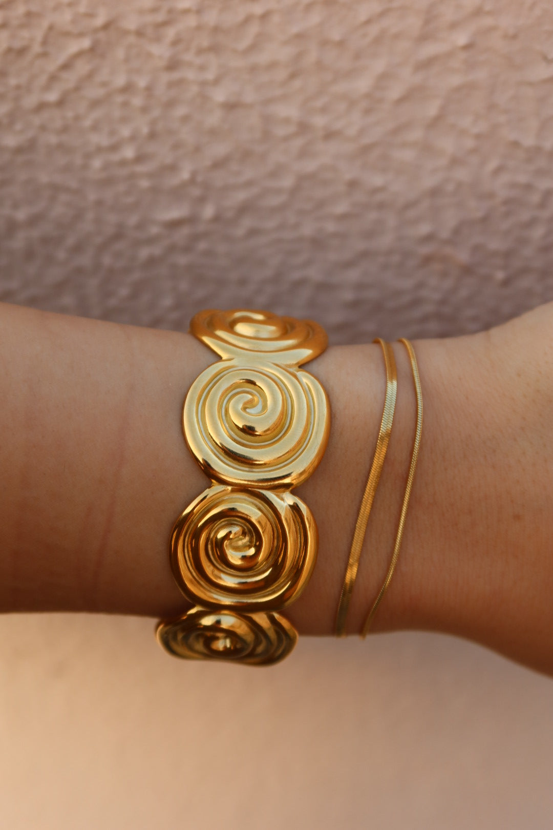 Radiant Spiral Cuff