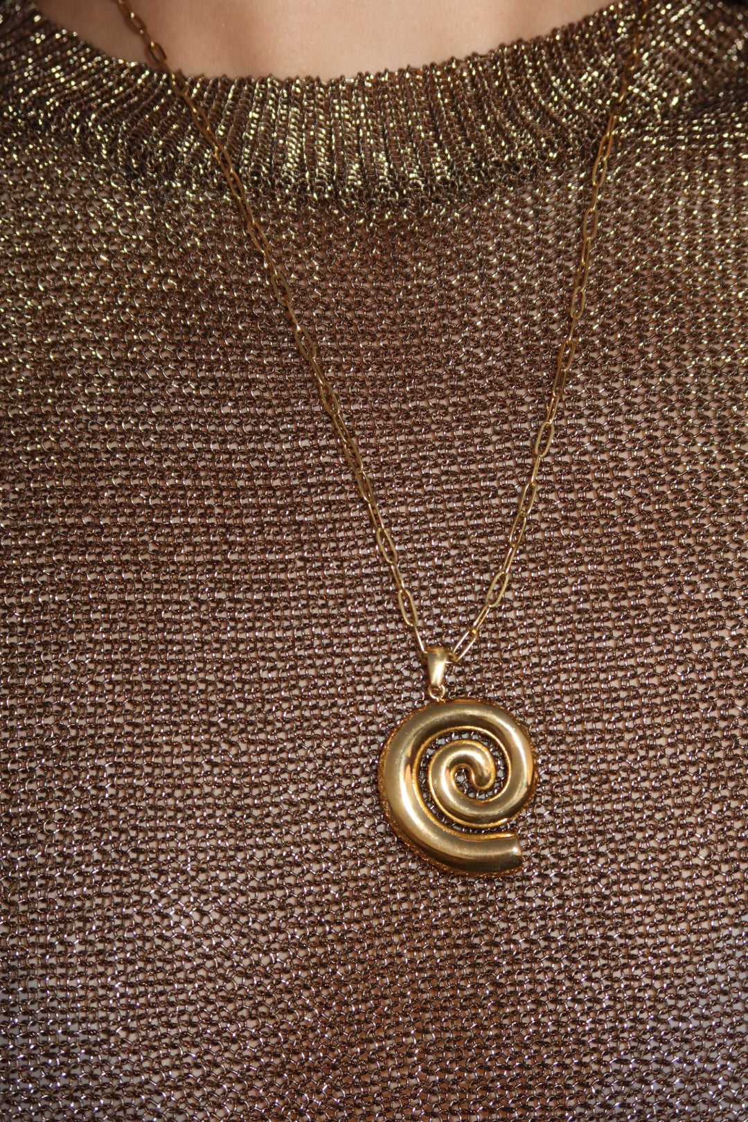 Radiant Spiral Necklace