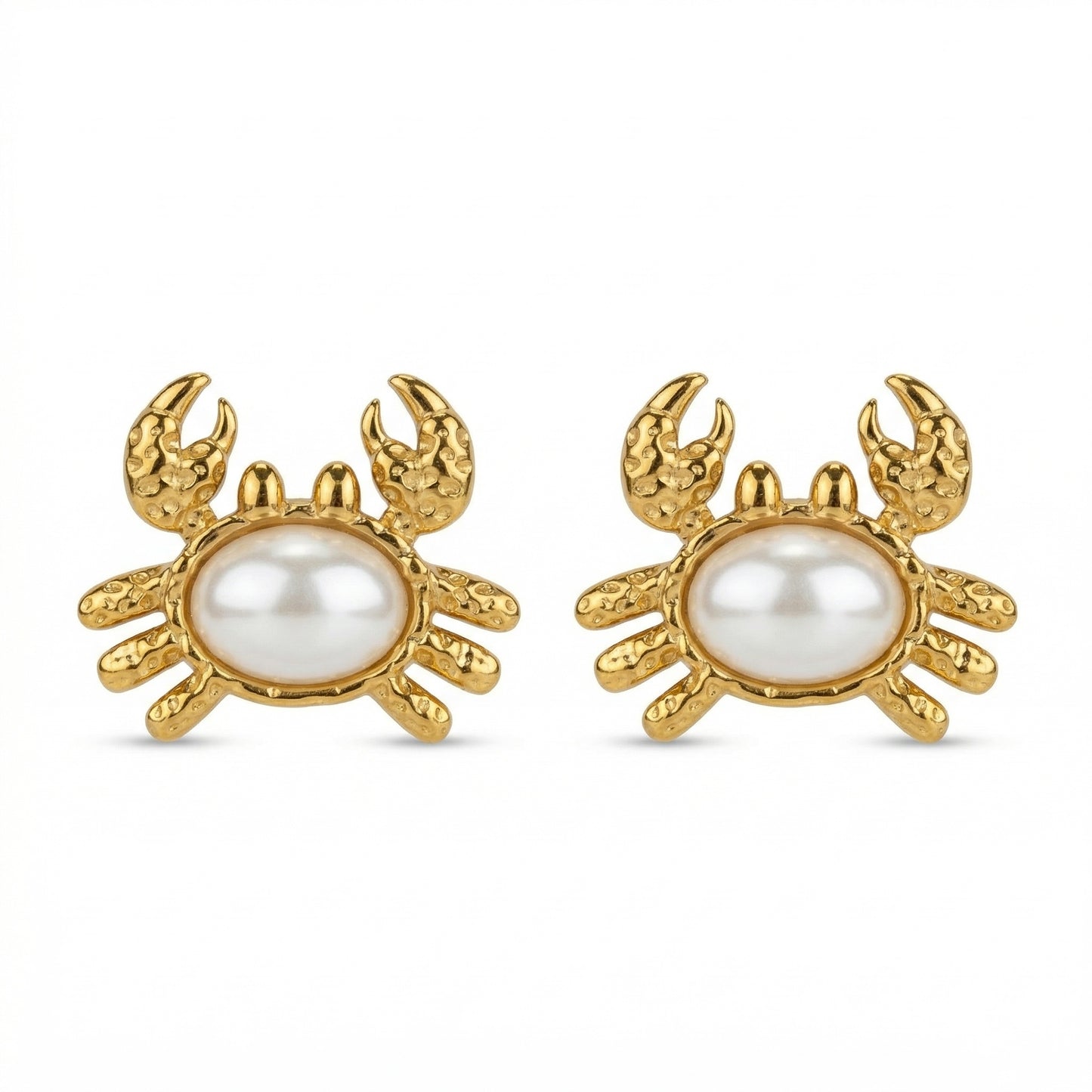 Moon Crab Earrings