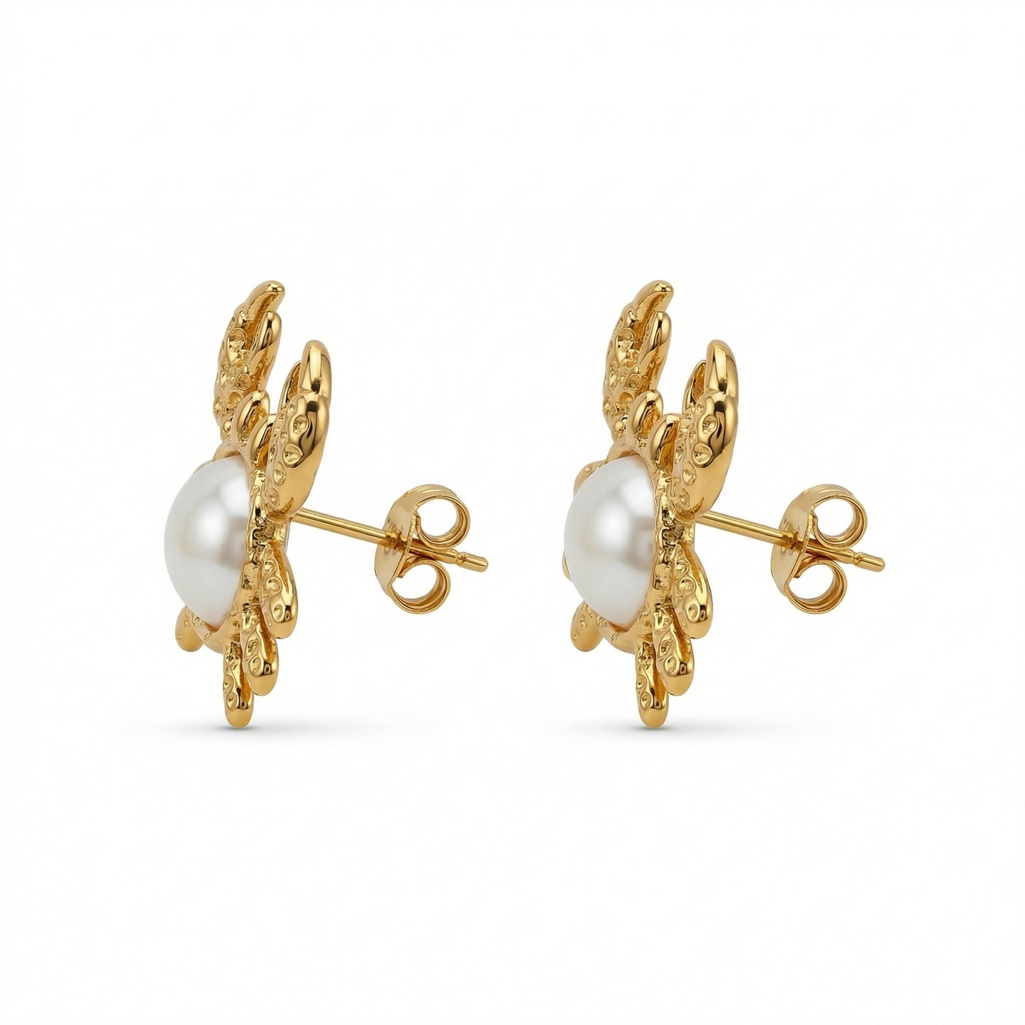 Moon Crab Earrings