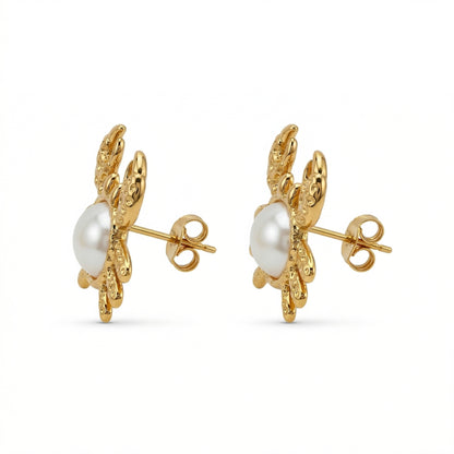 Moon Crab Earrings