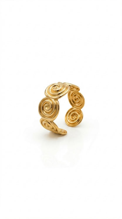 Radiant Spiral Cuff