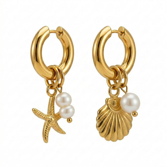 Ocean Charm Earrings