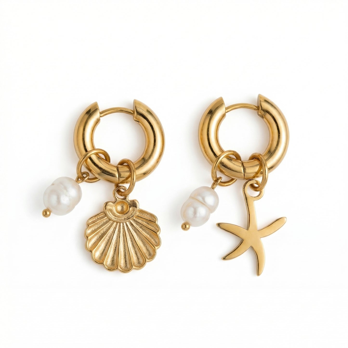 Ocean Charm Earrings