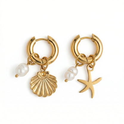Ocean Charm Earrings