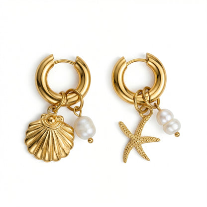 Ocean Charm Earrings
