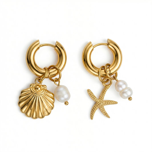 Ocean Charm Earrings