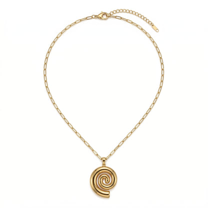 Radiant Spiral Necklace
