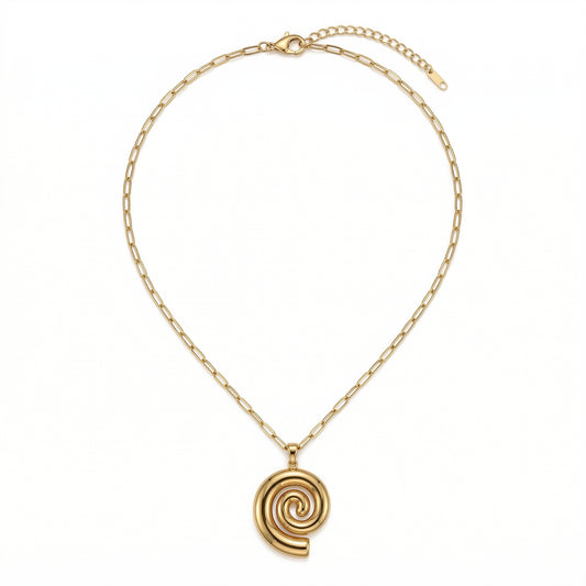 Radiant Spiral Necklace
