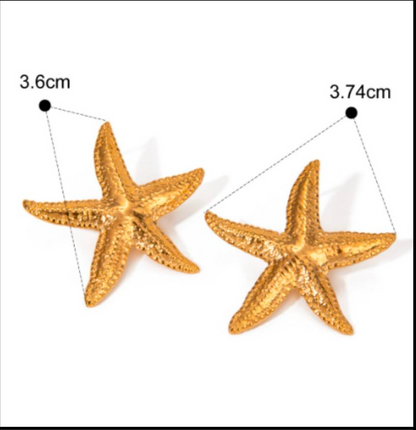 Starfish Earrings