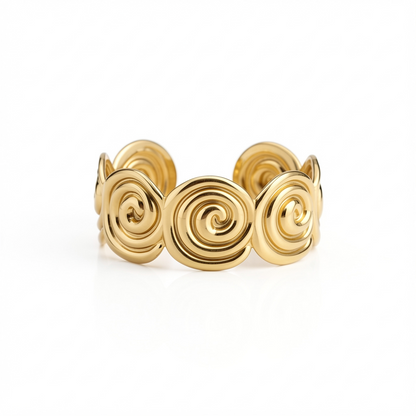 Radiant Spiral Cuff